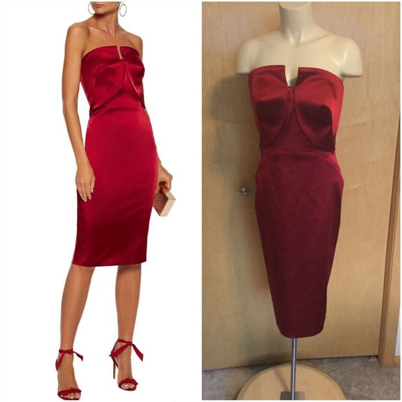 ZAC Zac Posen Dresses & Skirts - Zac Posen Strapless Duchesse-satin Dress